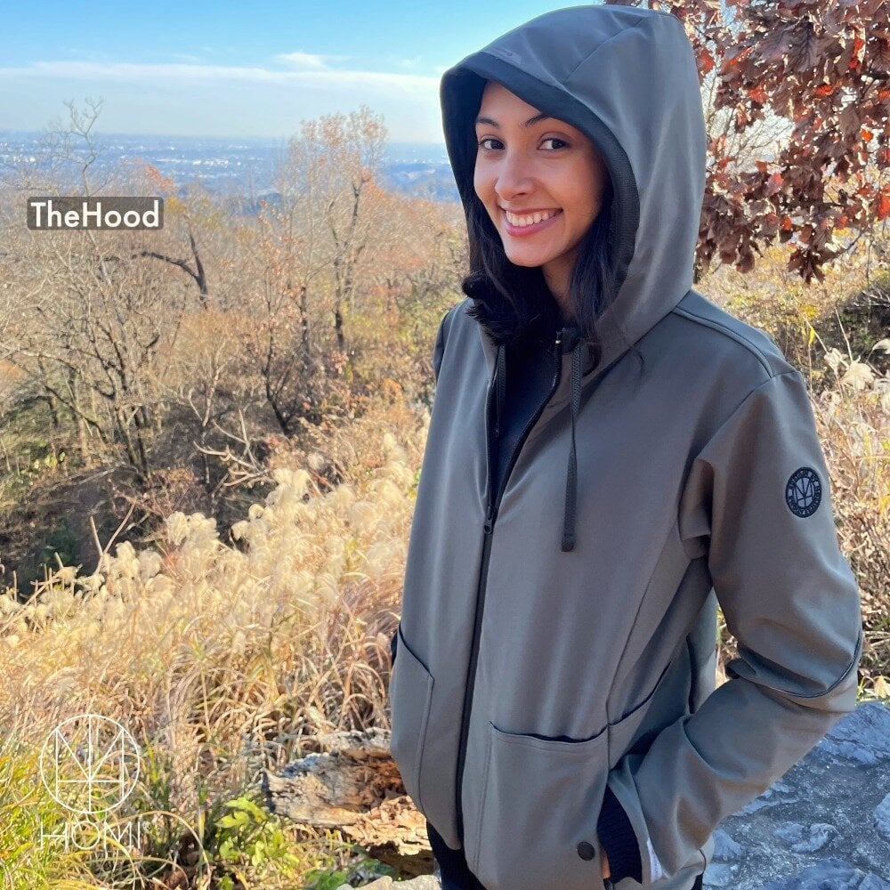 HOMI TheHood Tech Hoodie - fully zipped hoodie-3