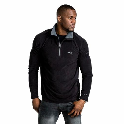Mens Trespass Blackford Microfleece Zip Top-4